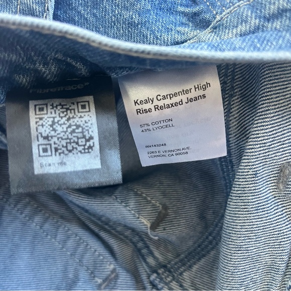 NWOT Reformation Kealy Carpenter High Rise Relaxed Jeans - Picture 7 of 9